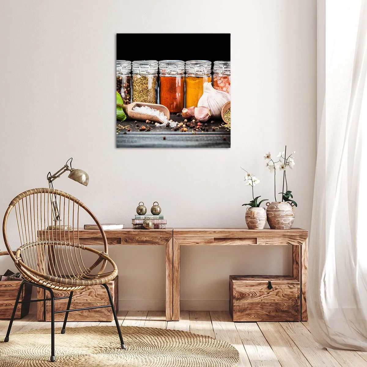 Obraz na plátne - Aby mal život chuť - 50x50 cm