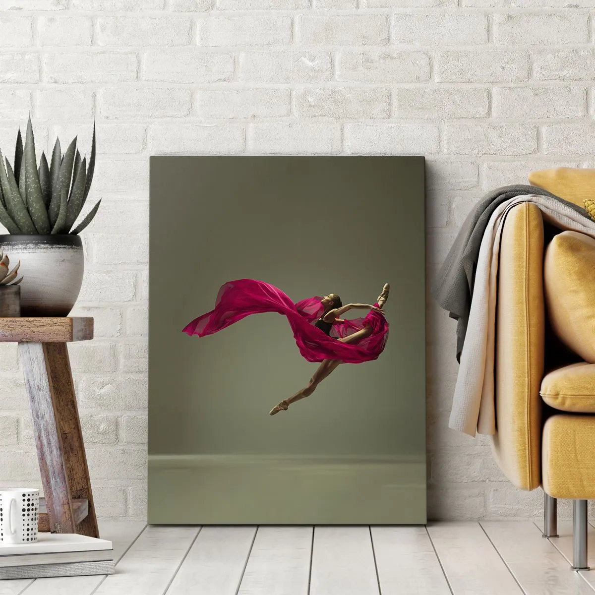 Obraz na plátne - Tancujúci plameň - 45x80 cm