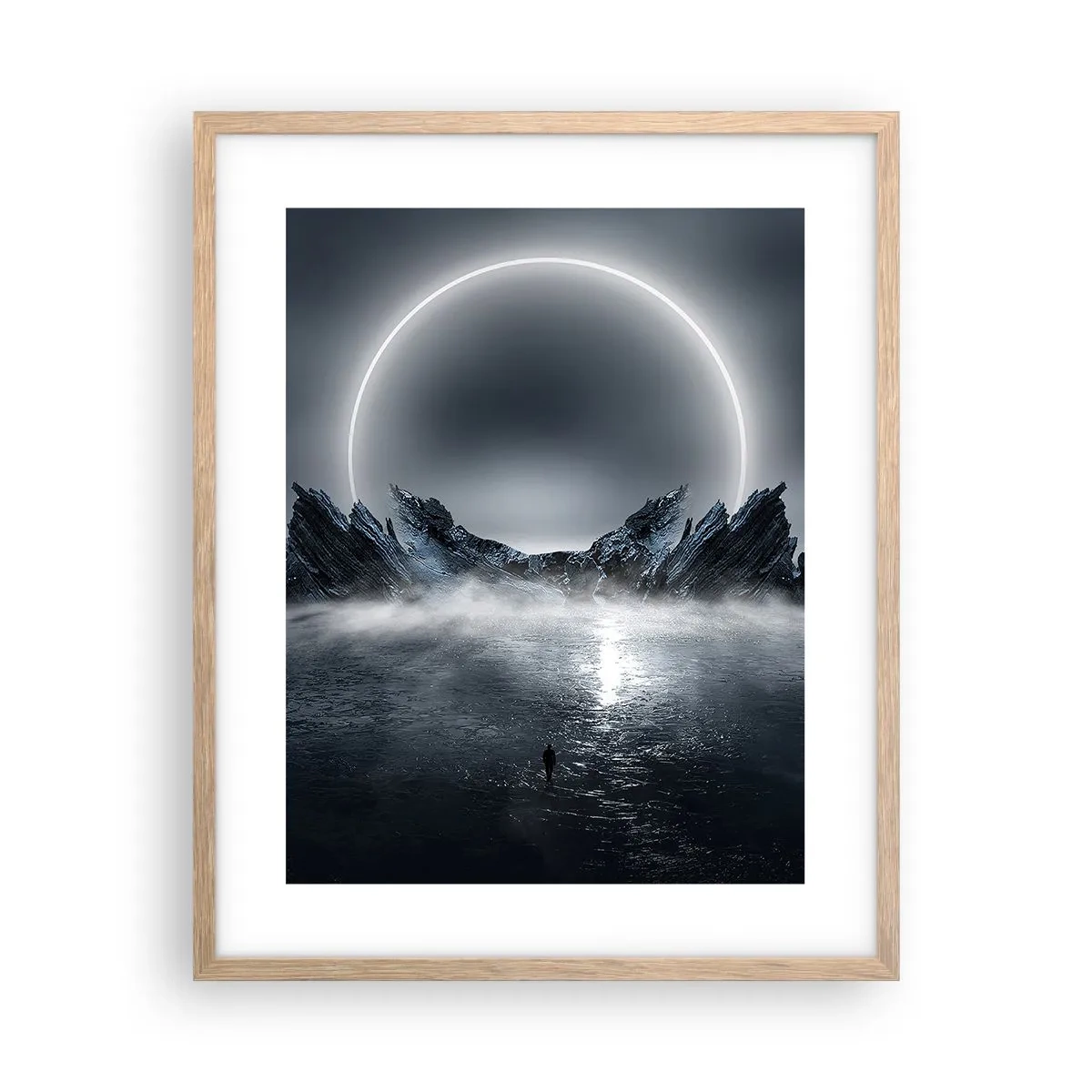 Plagát v ráme zo svetlého duba - Finále príbehu - 40x50 cm