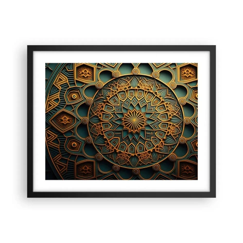 Plagát v čiernom ráme - V arabskom štýle - 50x40 cm
