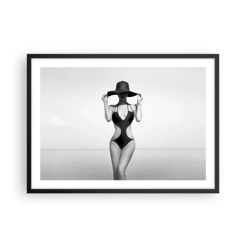 Plagát v čiernom ráme - Volám sa: Elegancia - 70x50 cm