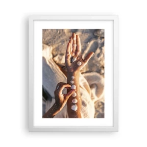 Plagát v bielom ráme - Krása na dosah - 30x40 cm