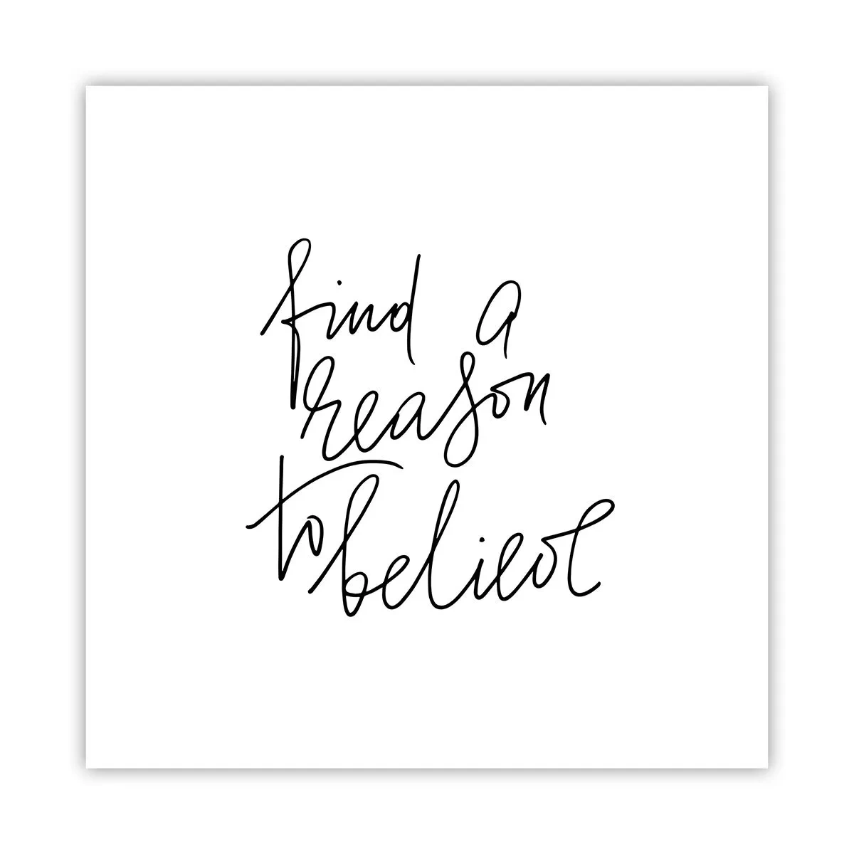 Plagát - Je to možné - 30x30 cm