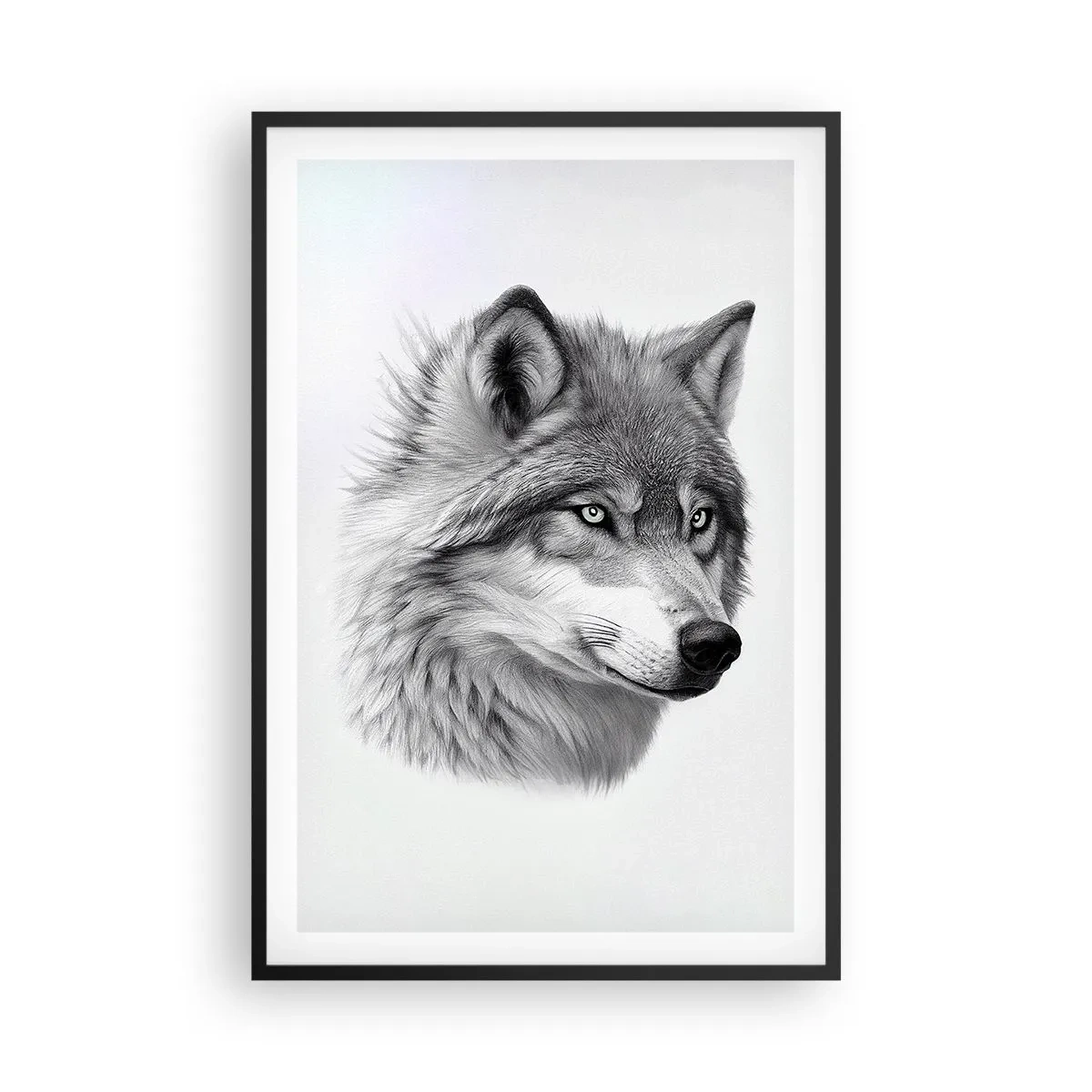 Plagát v čiernom ráme - Alfa – bezpochyby - 61x91 cm