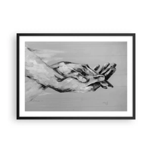 Plagát v čiernom ráme - Začiatok… - 70x50 cm