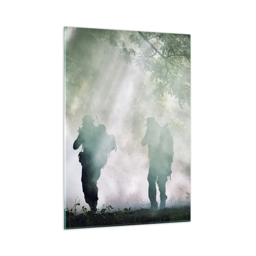 Obraz na skle - Jeden za všetkých… - 50x70 cm
