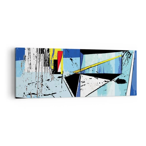 Obraz na plátne - Pozerať sa na svet z uhla… - 140x50 cm
