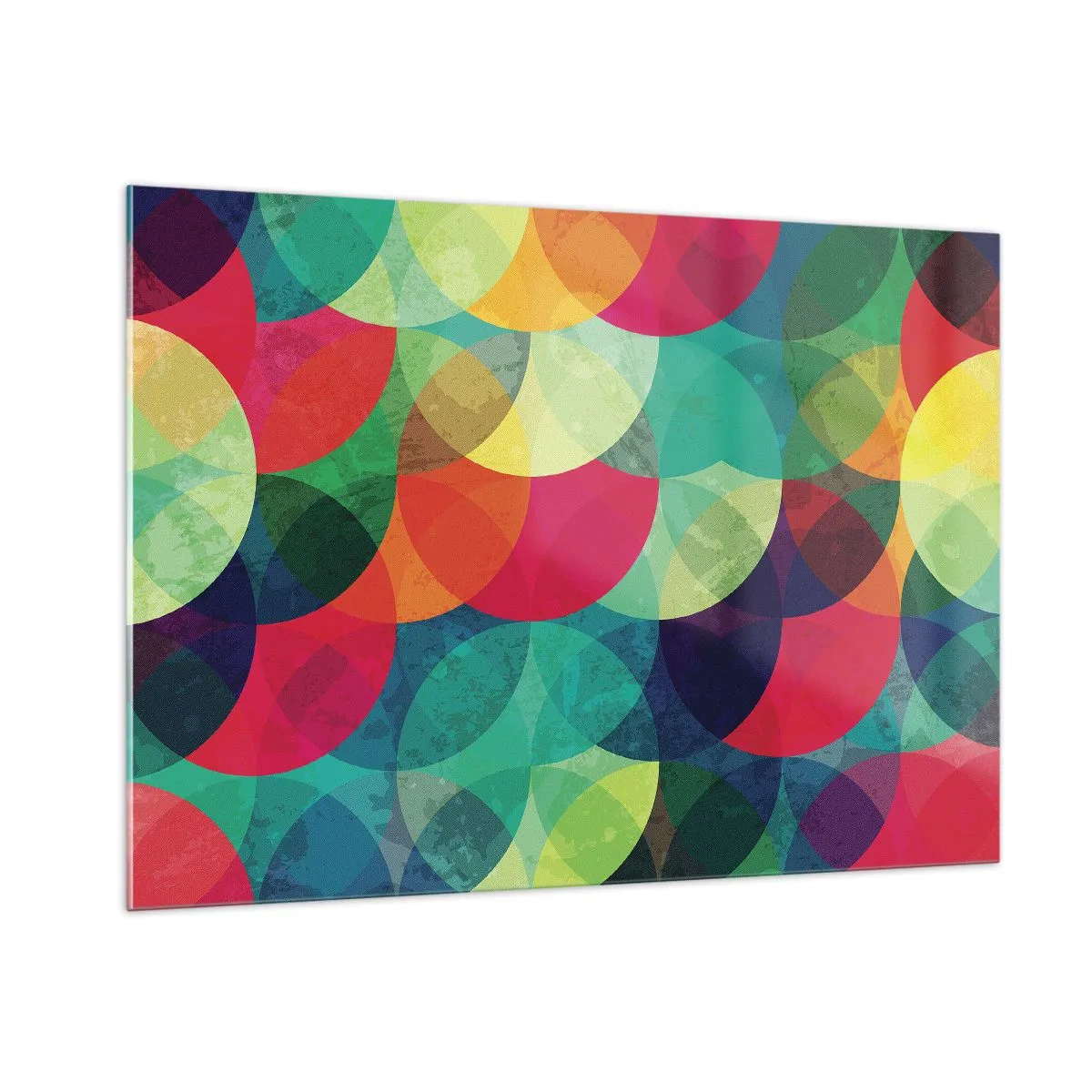 Obraz na skle - Vstúpiť do dúhy - 100x70 cm