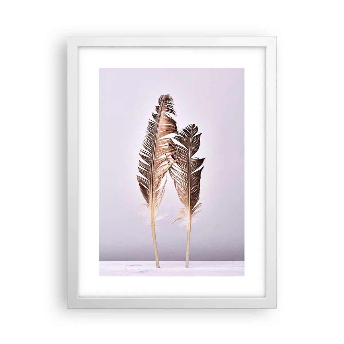 Plagát v bielom ráme - Proti ničote - 30x40 cm