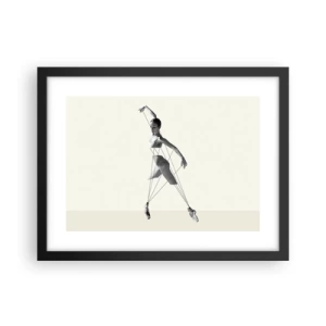 Plagát v čiernom ráme - V divadle sveta - 40x30 cm