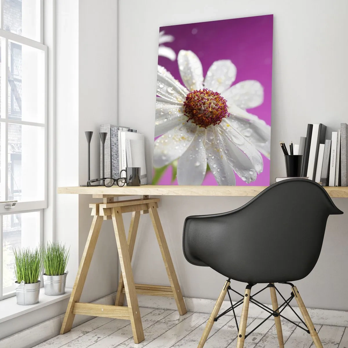 Obraz na skle - Skromný vo svojej kráse - 50x70 cm