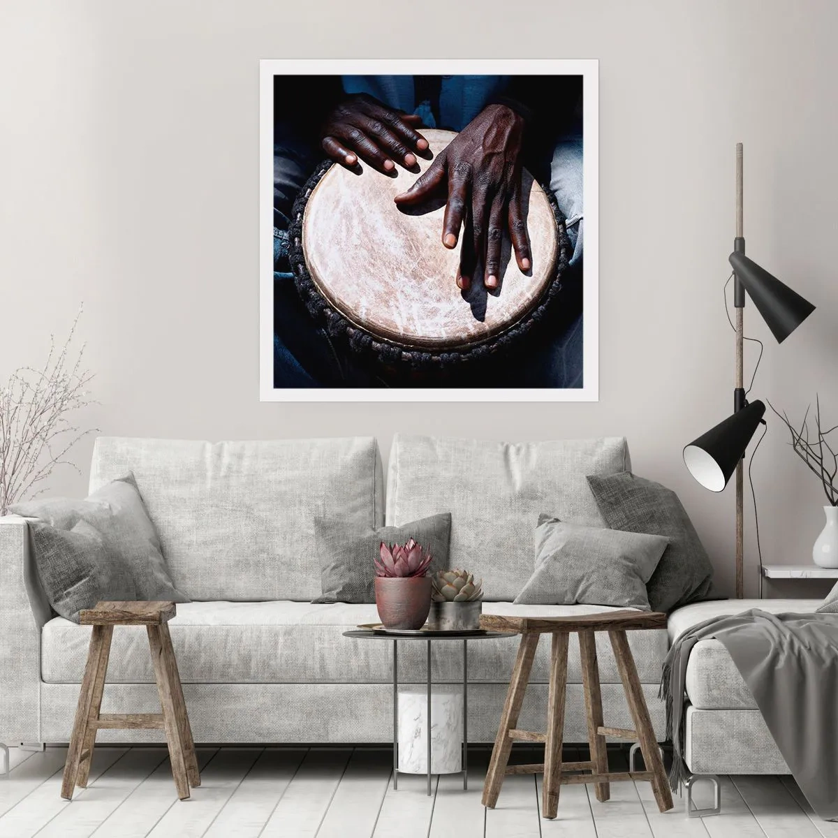 Plagát - Žite vo svojom rytme - 60x60 cm