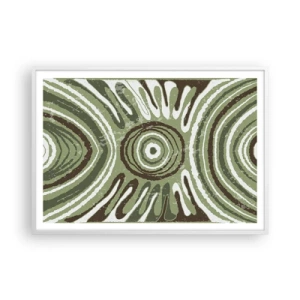 Plagát v bielom ráme - Explózia emócií - 100x70 cm