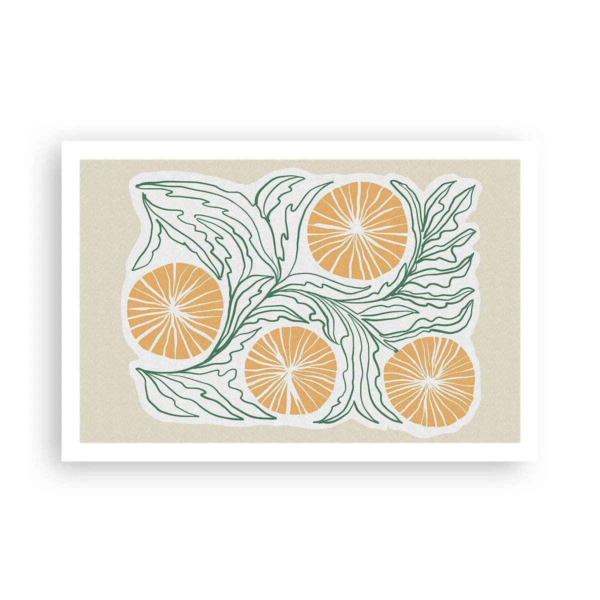 Plagát - Etnicky s abstraktným nádychom - 91x61 cm