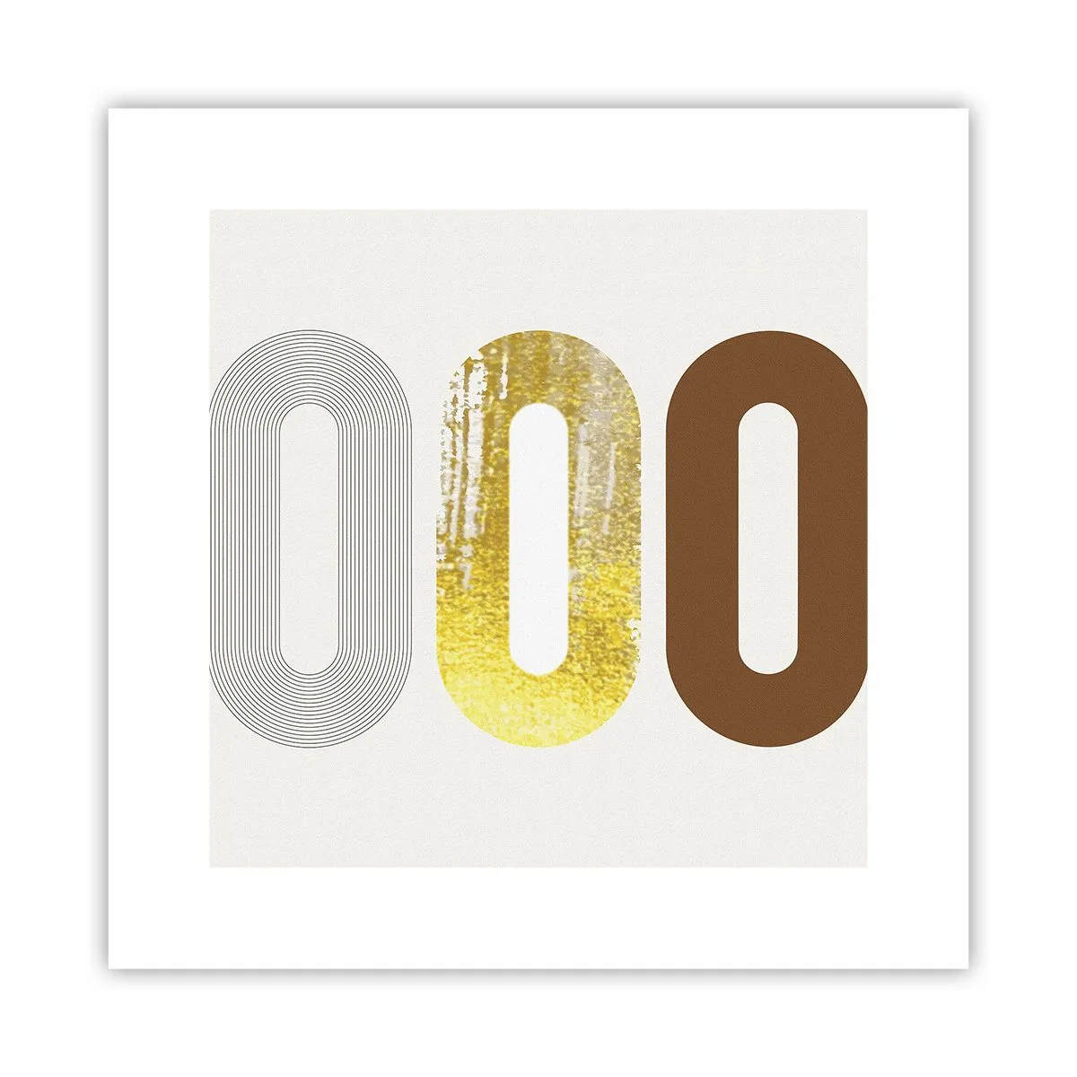 Plagát - Ooo! - 30x30 cm