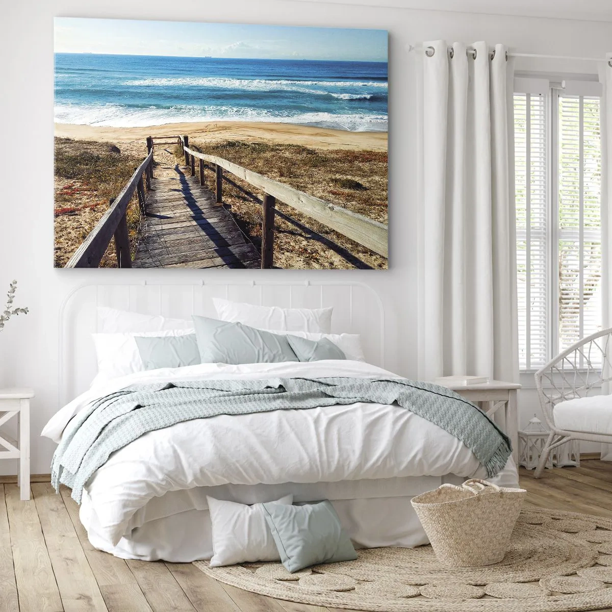 Obraz na plátne - Bež! - 120x80 cm