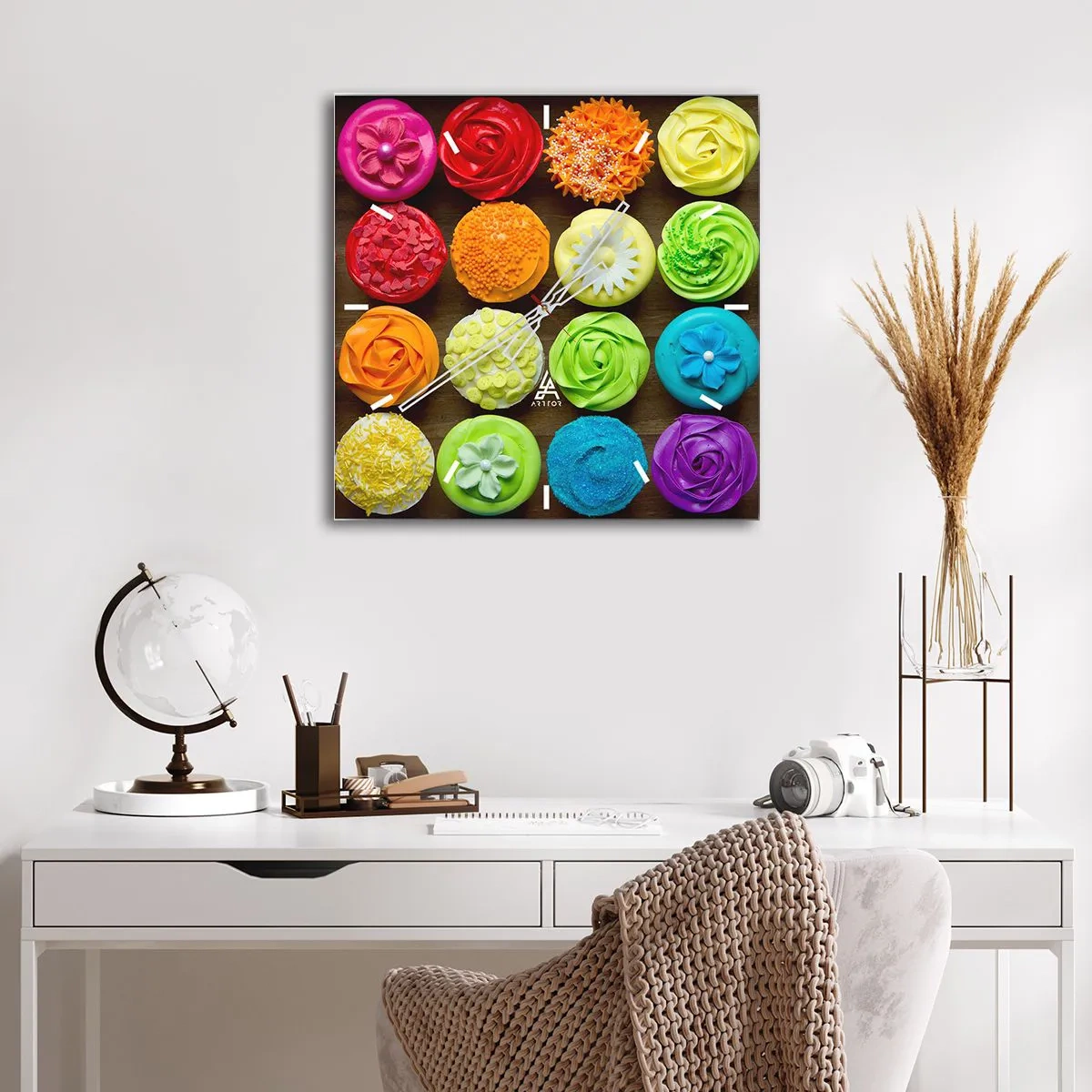 Nástenné hodiny - Každé iné - všetky skvelé - 40x40 cm