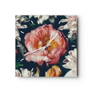 Nástenné hodiny - S barokovým prepychom - 40x40 cm