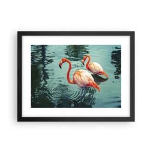 Plagát v čiernom ráme - Teraz sme v móde - 40x30 cm