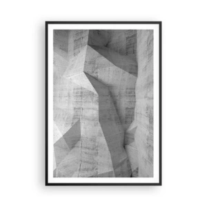 Plagát v čiernom ráme - Skutočná výzva - 70x100 cm