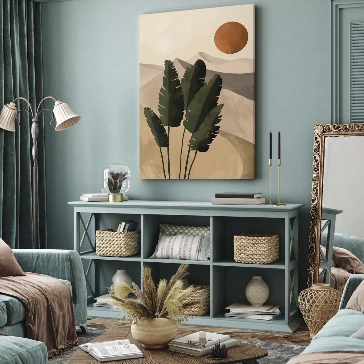 Obraz na plátne - Triumf života - 55x100 cm