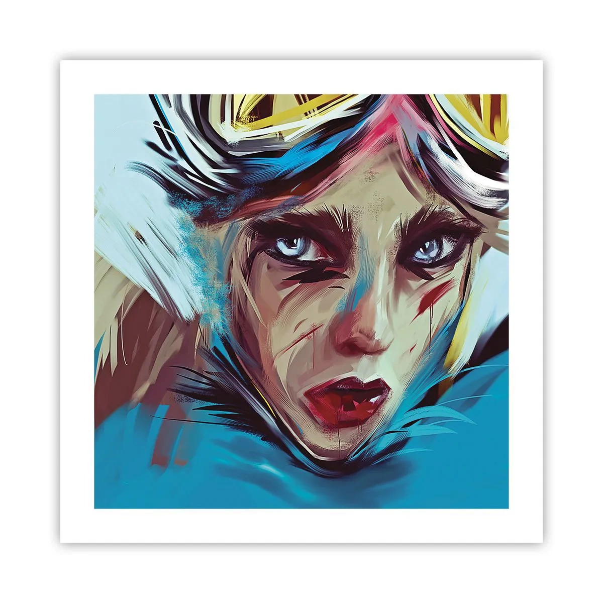 Plagát - Silničná bojovníčka - 50x50 cm