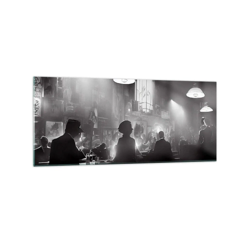 Obraz na skle - V jazzovej atmosfére - 120x50 cm