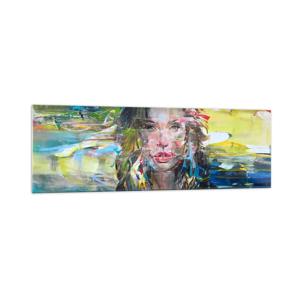Obraz na skle - Za závojom vzduchu - 160x50 cm