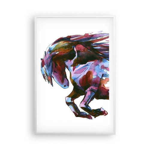 Plagát v bielom ráme - Nadšenie - 61x91 cm