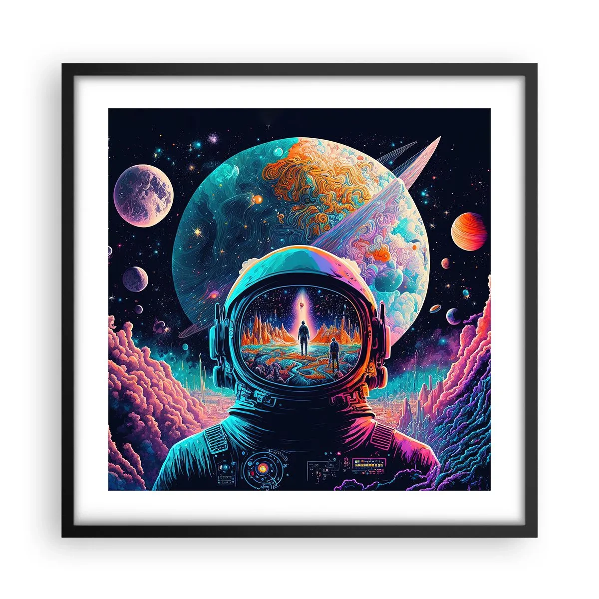 Plagát v čiernom ráme - Filozofom sa to ani nesnívalo - 50x50 cm