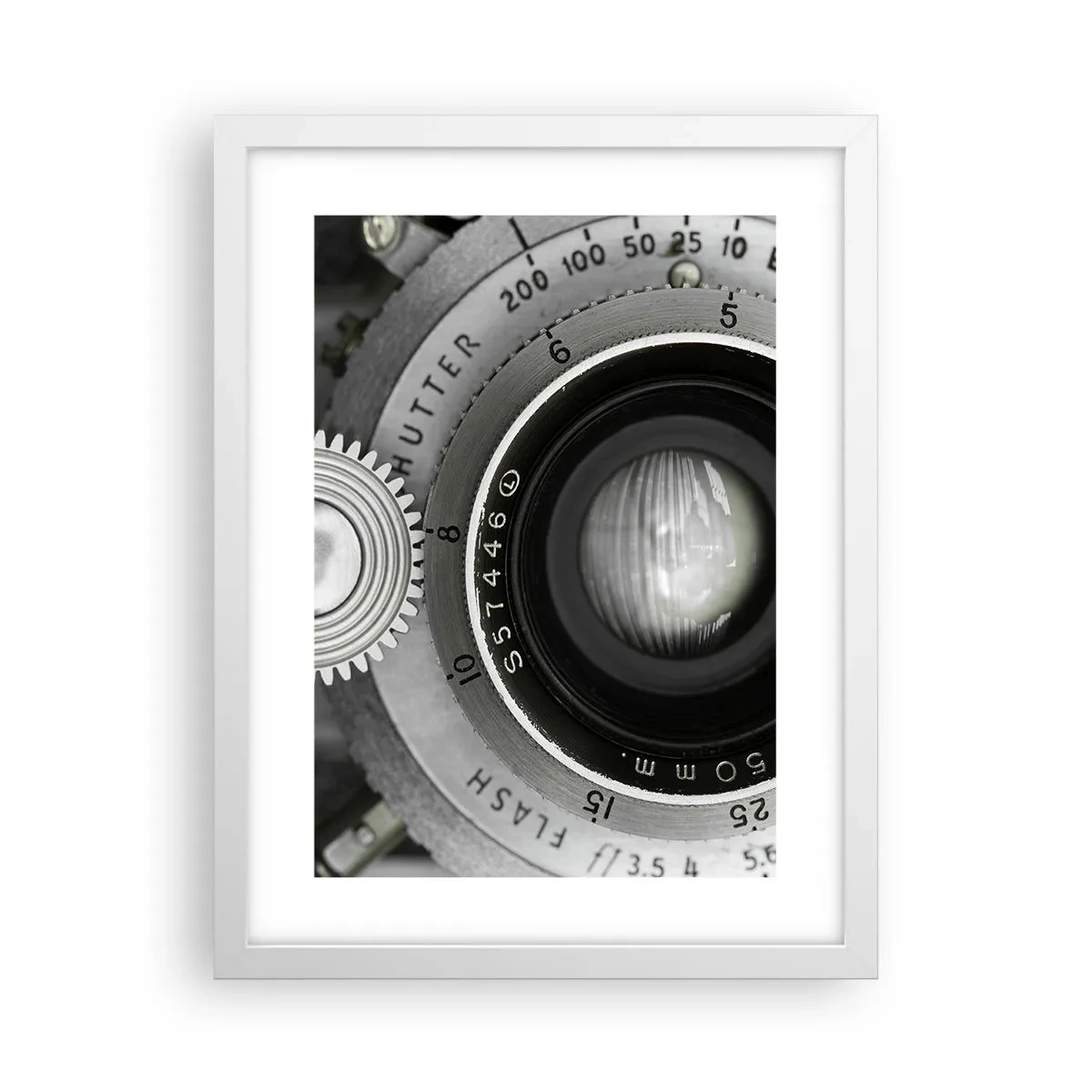 Plagát v bielom ráme - Príbeh o Hollywoode - 30x40 cm