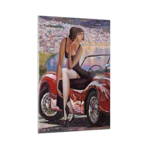 Obraz na skle - Leto? Len na Riviére - 80x120 cm