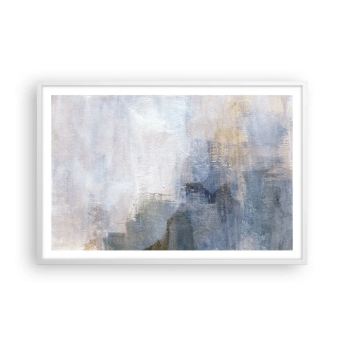 Plagát v bielom ráme - Tóny a akordy farieb - 91x61 cm