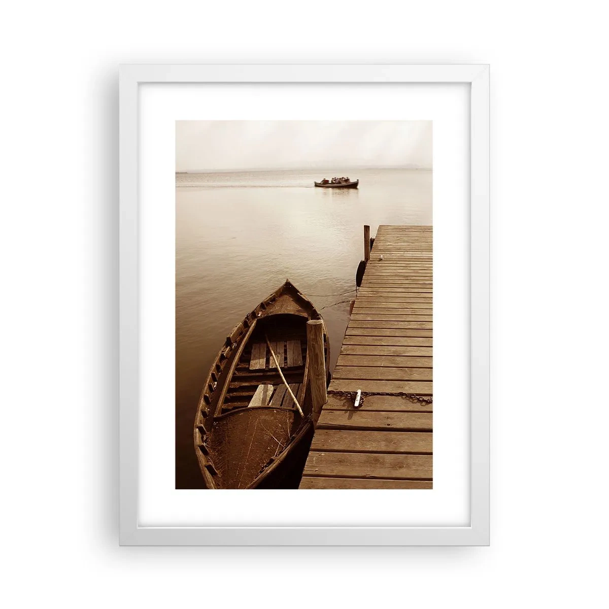 Plagát v bielom ráme - Veľký pokoj - 30x40 cm