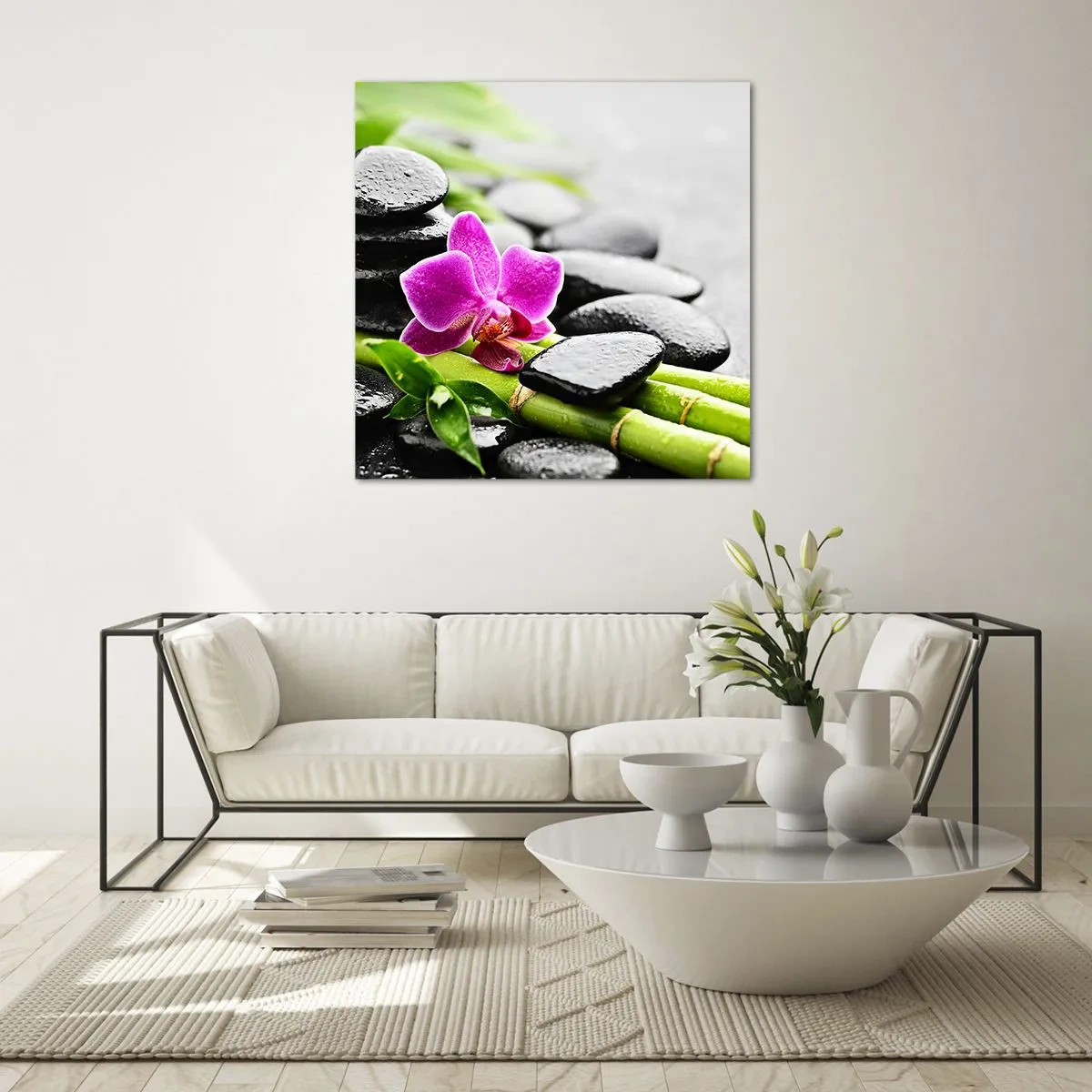 Obraz na skle - V pokojnej rovnováhe - 60x60 cm