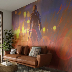 Fototapeta Standard Eco - Bludný rytier - Abstrakcia, Fantázia, bojovník - 250x175 cm