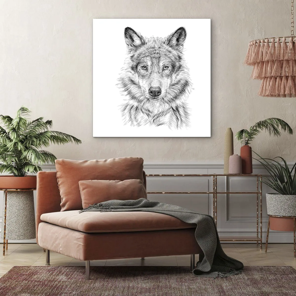 Obraz na plátne - Rodený vodca - 40x40 cm