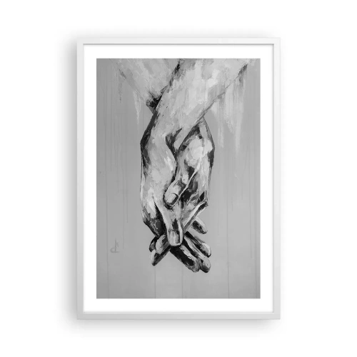 Plagát v bielom ráme - Začiatok… - 50x70 cm