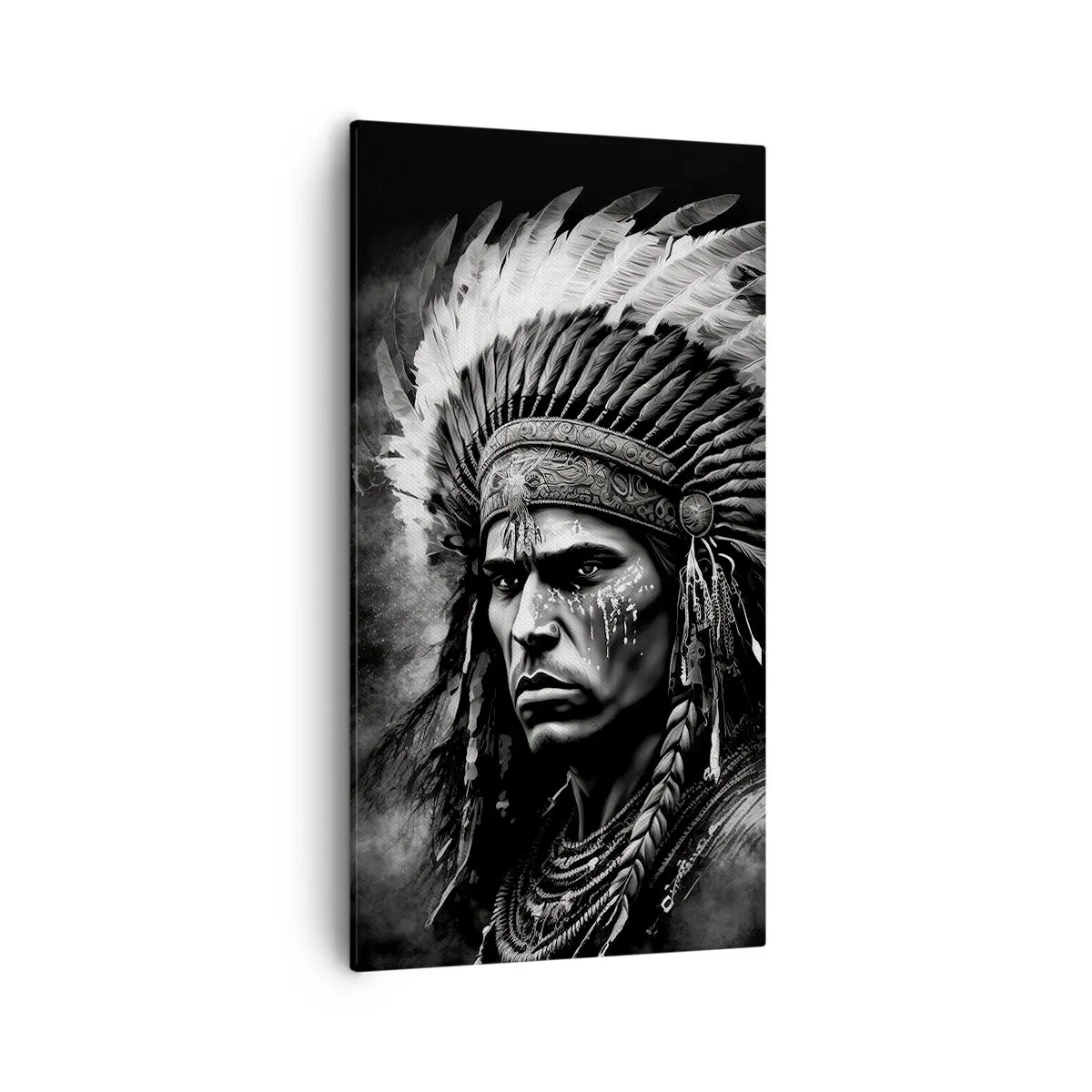Obraz na plátne - Vodca a bojovník - 55x100 cm