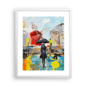 Plagát v bielom ráme - Parížske legendy - 40x50 cm