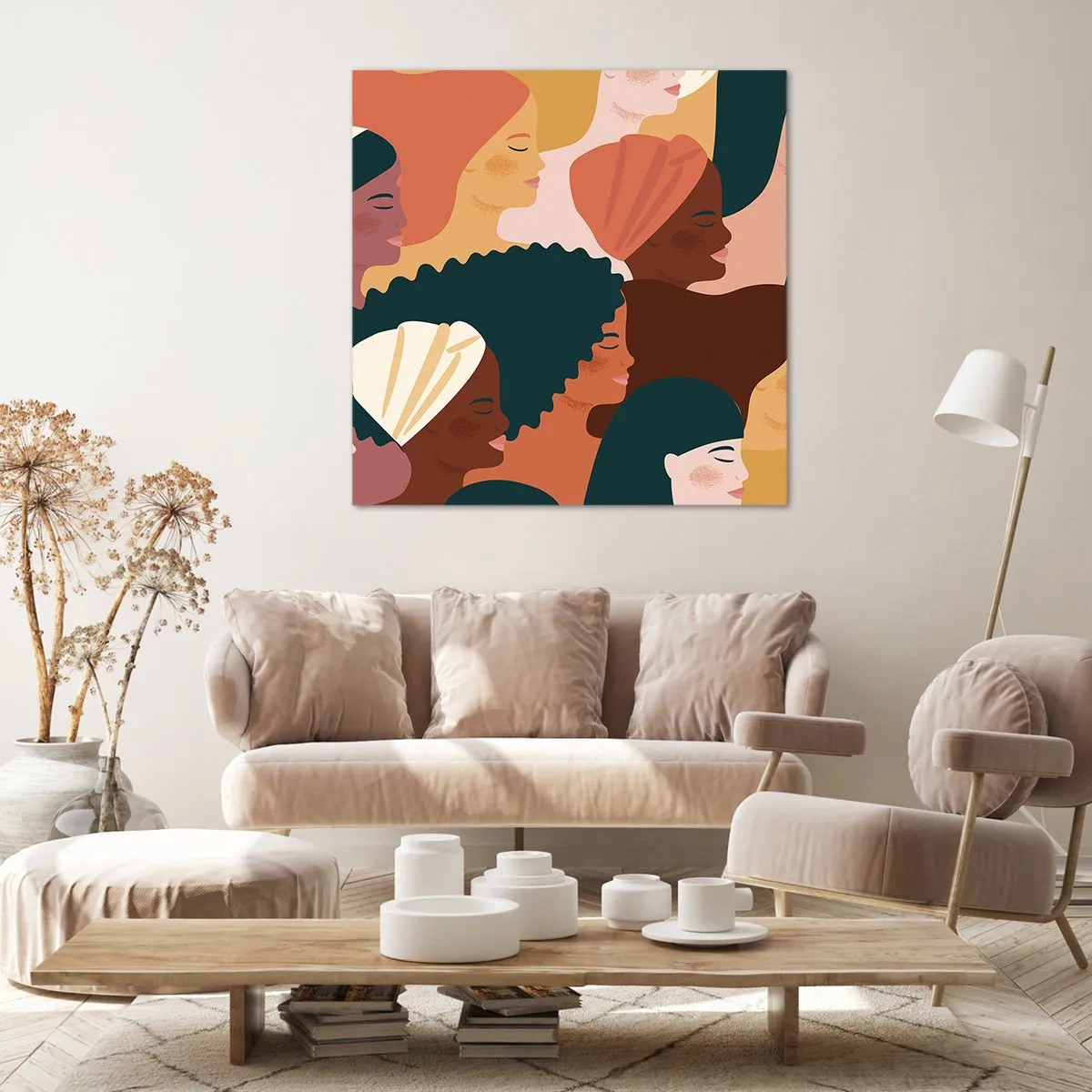 Obraz na plátne - Iba ženskosť - 50x50 cm