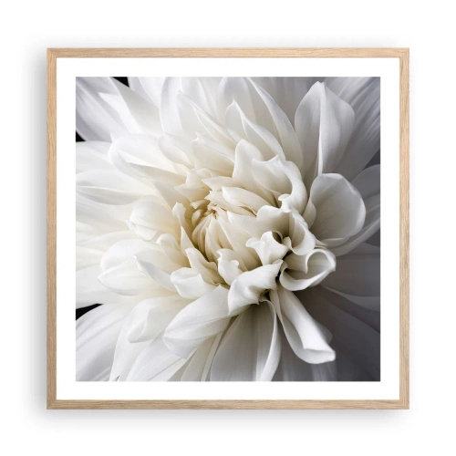 Plagát v ráme zo svetlého duba - Ráno s nevestou - 60x60 cm