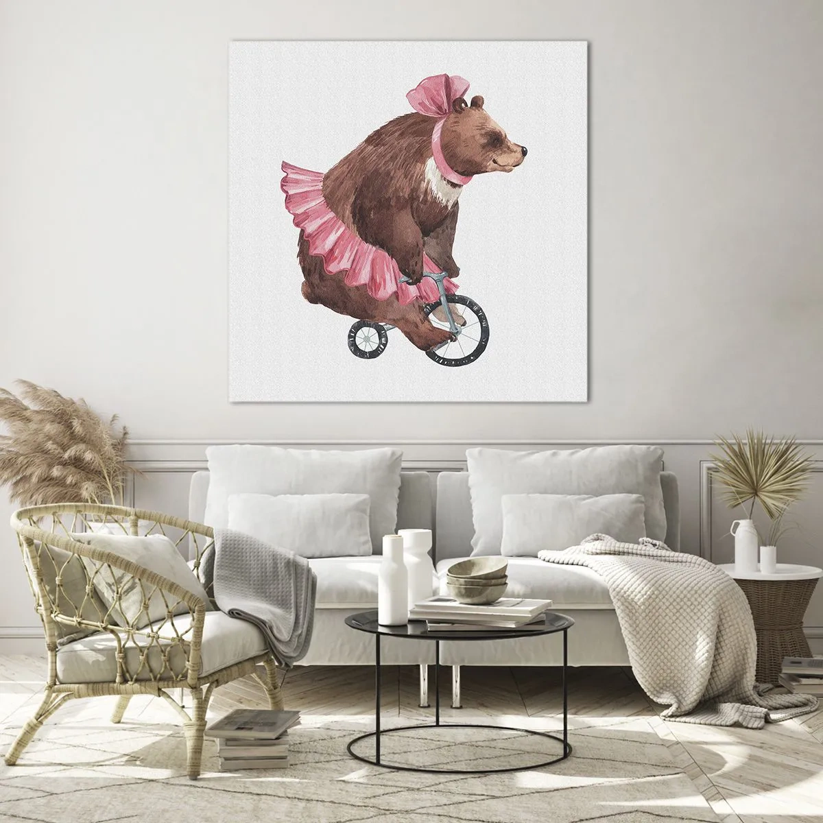 Obraz na skle - To je ale cirkus! - 60x60 cm