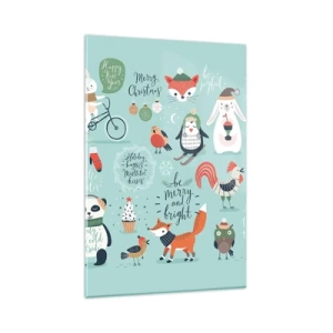 Obraz na skle - Nech sú vždy Vianoce! - 80x120 cm