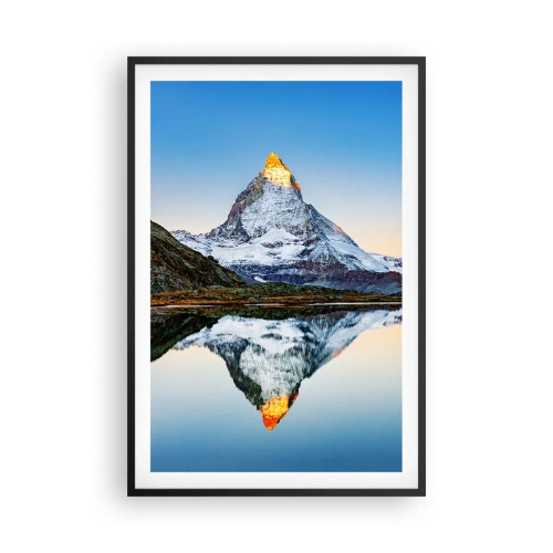 Plagát v čiernom ráme - Dva svety - 61x91 cm