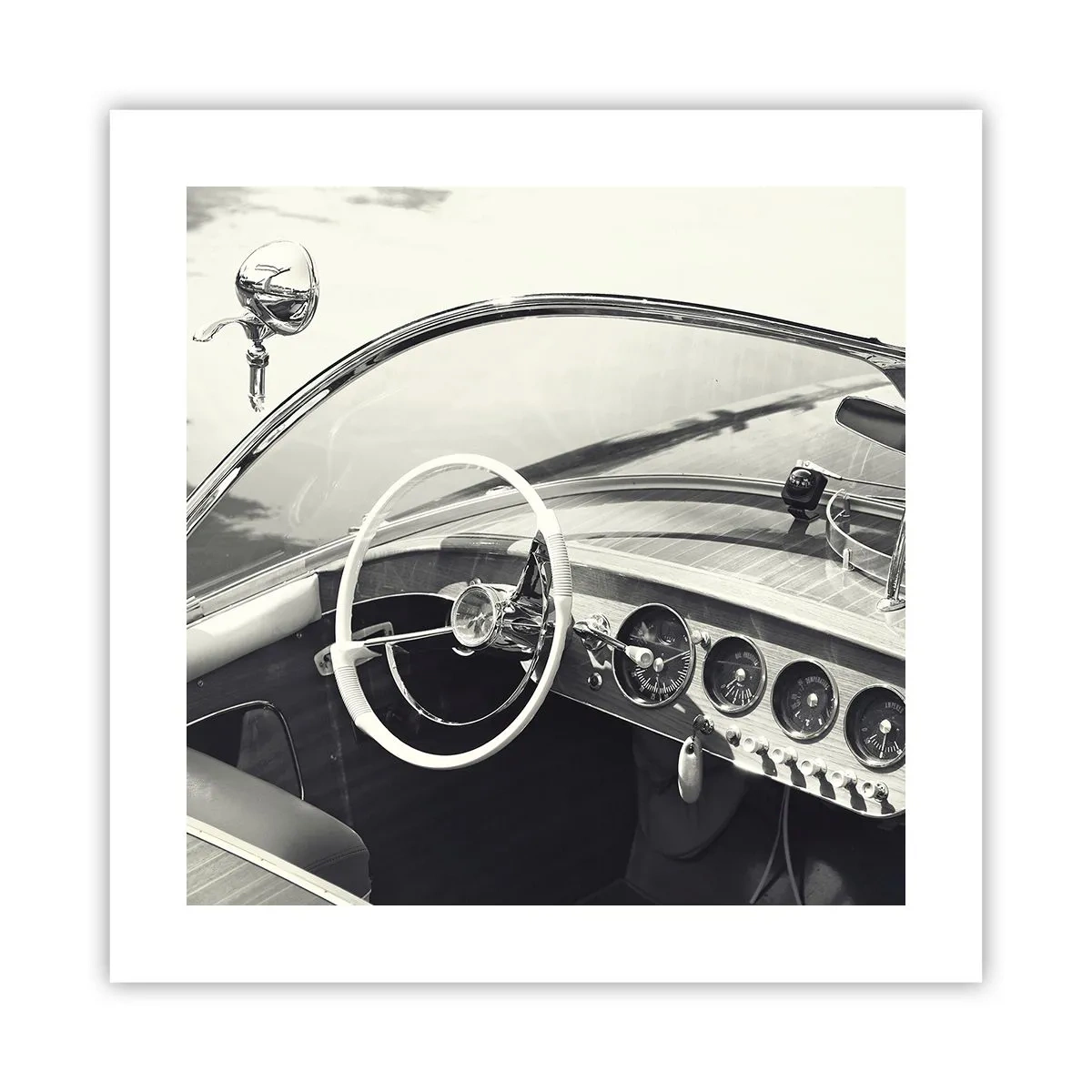 Plagát - Počasie pre bohatých - 40x40 cm