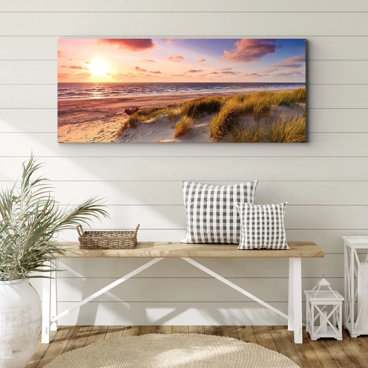 Obraz na plátne - Už letom vonia vzduch - 100x40 cm