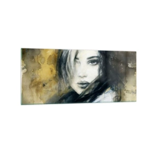 Obraz na skle - viac nevinná alebo zmyselná? - 120x50 cm