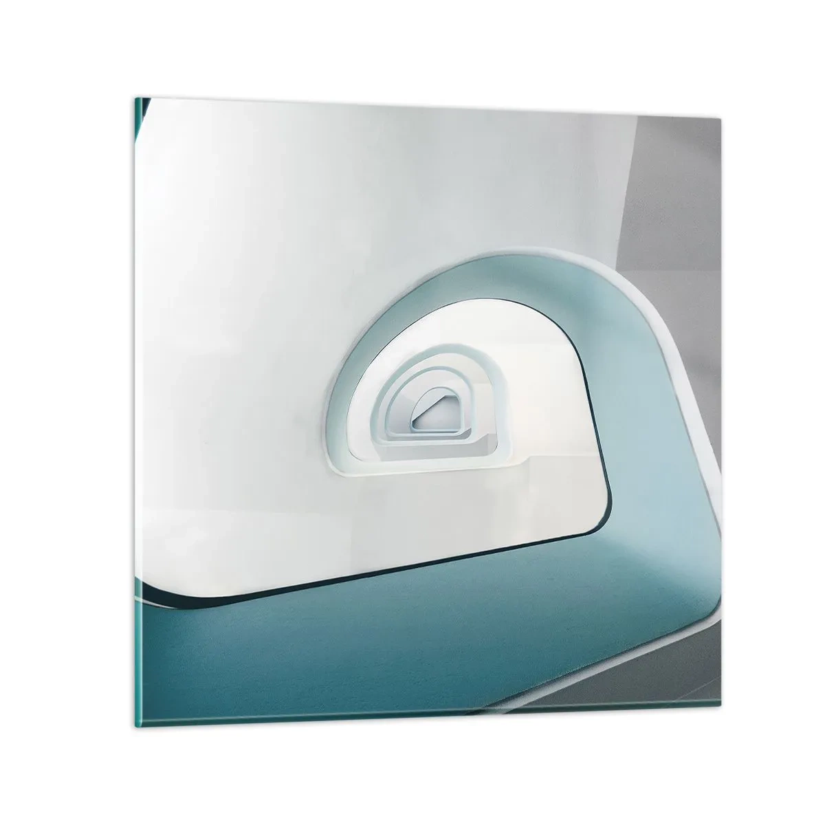 Obraz na skle - Na dno modrej - 60x60 cm