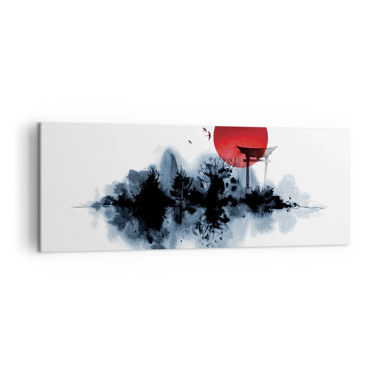 Obraz na plátne - Japonský pohľad - 140x50 cm